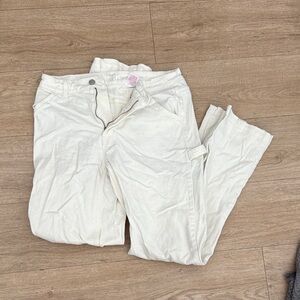 No Boundaries Off-White Flare & Wide Leg Jeans